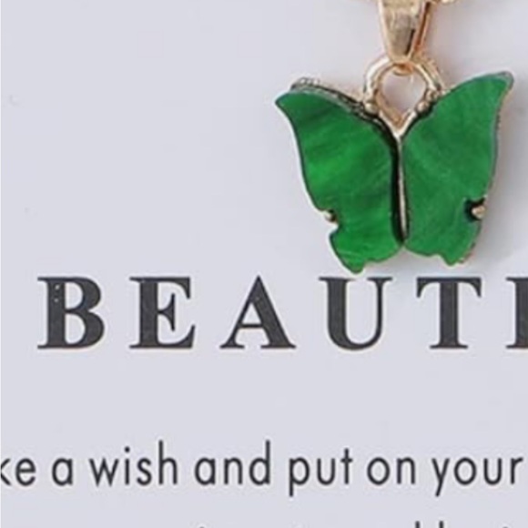 Butterfly Necklace with Note - Picture 7 of 9